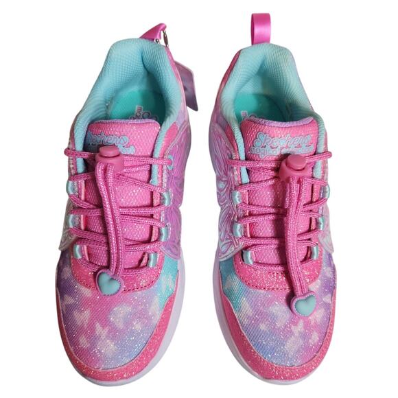 Sketchers Kids sneakers light up magical collections size 1.5 NIB - Picture 5 of 12